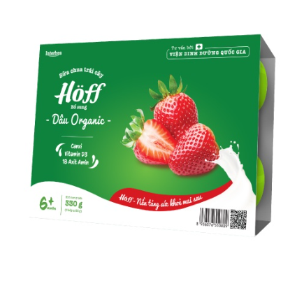 Sữa chua hữu cơ Hoff 6M+ (Lốc 6x55g) — ảnh 2
