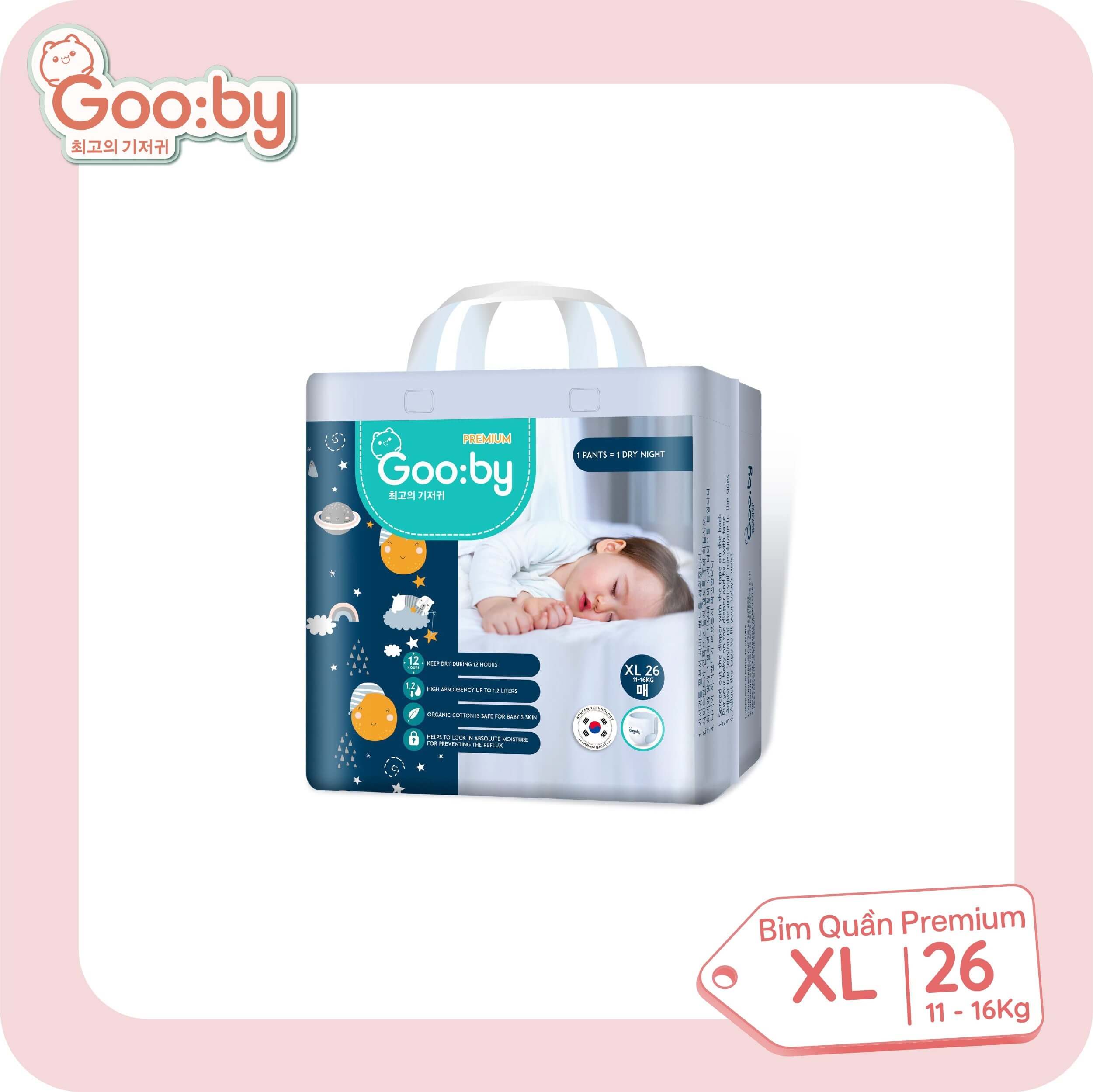 Bỉm Gooby Premium đêm quần — ảnh 3