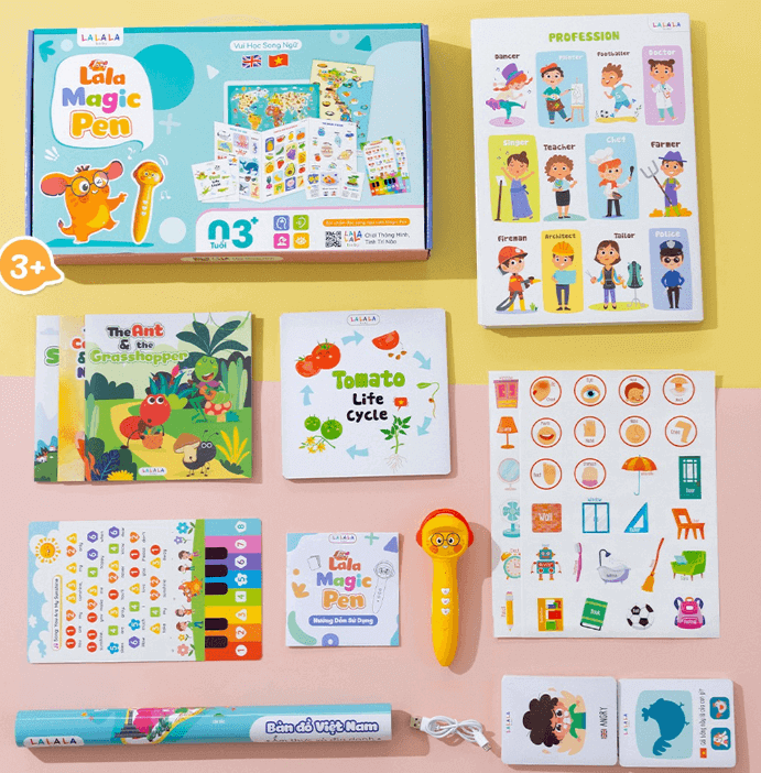 Bút chấm đọc song ngữ Lala Magic Pen