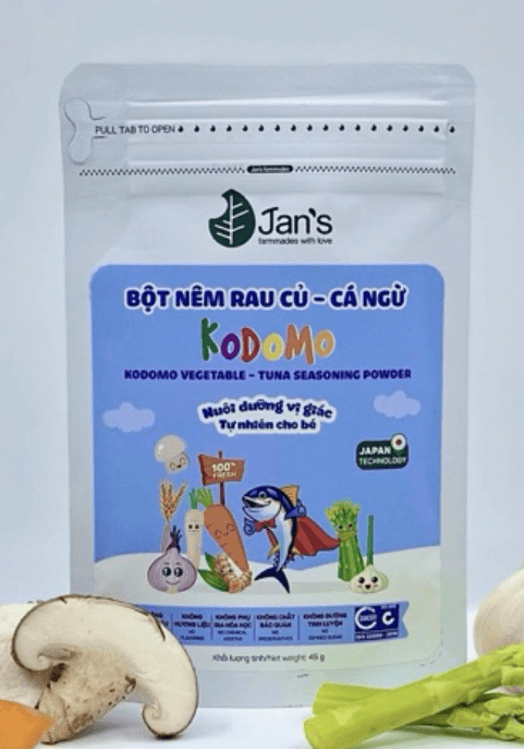 Bột nêm hữu cơ Kodomo cho bé trên 6 tháng tuổi 90g — ảnh 5