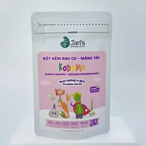 Bột nêm hữu cơ Kodomo cho bé trên 6 tháng tuổi 90g — ảnh 6