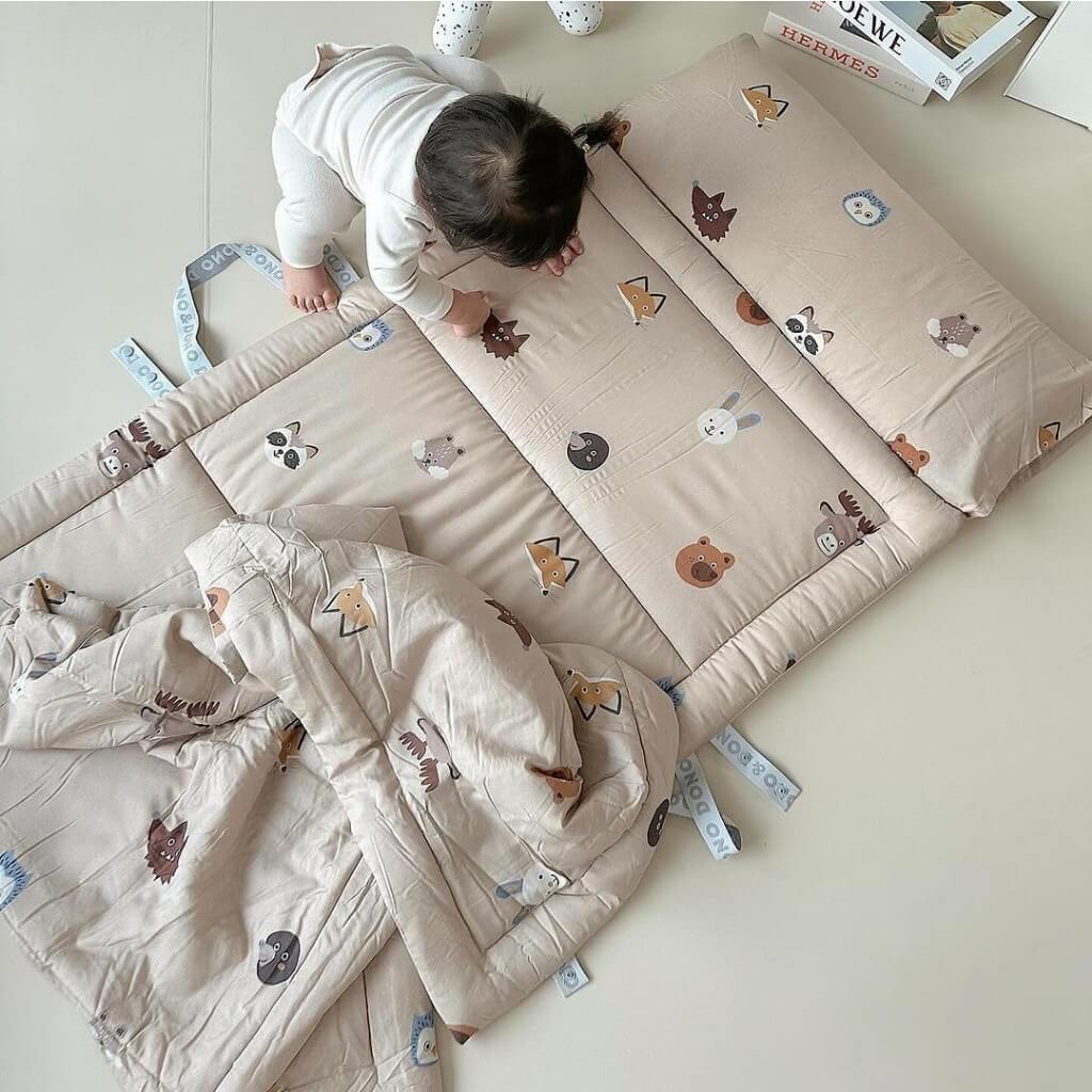 Set chăn nệm gối DonoDono Modal 4 mùa Little Forest