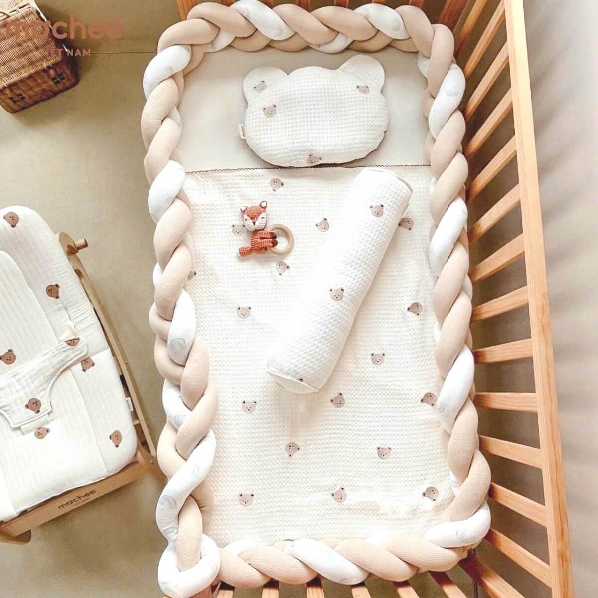 Quây cũi vải xoắn Mochee