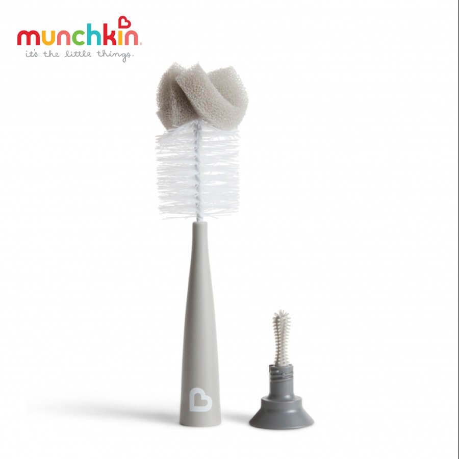 Chổi cọ 2 in 1 có mút Munchkin