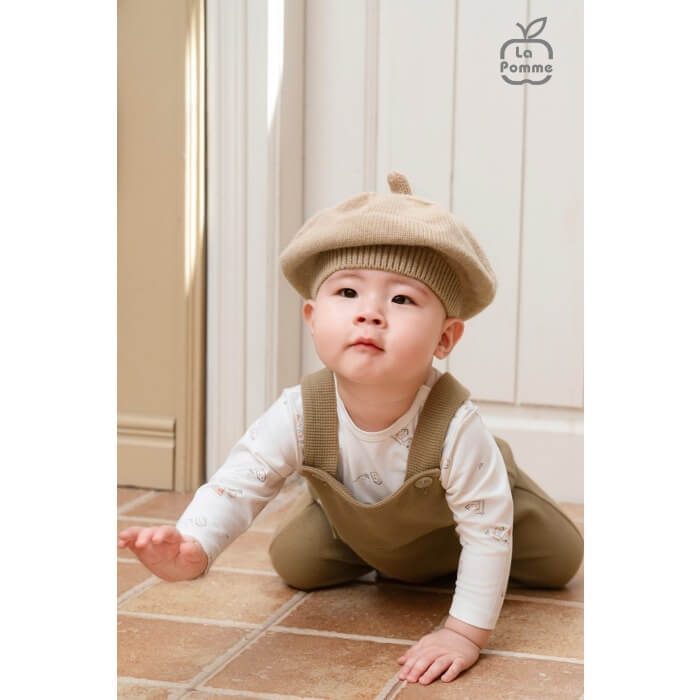 Body dài tay La Pomme ngộ nghĩnh -  6,9,12M Vàng — ảnh 2