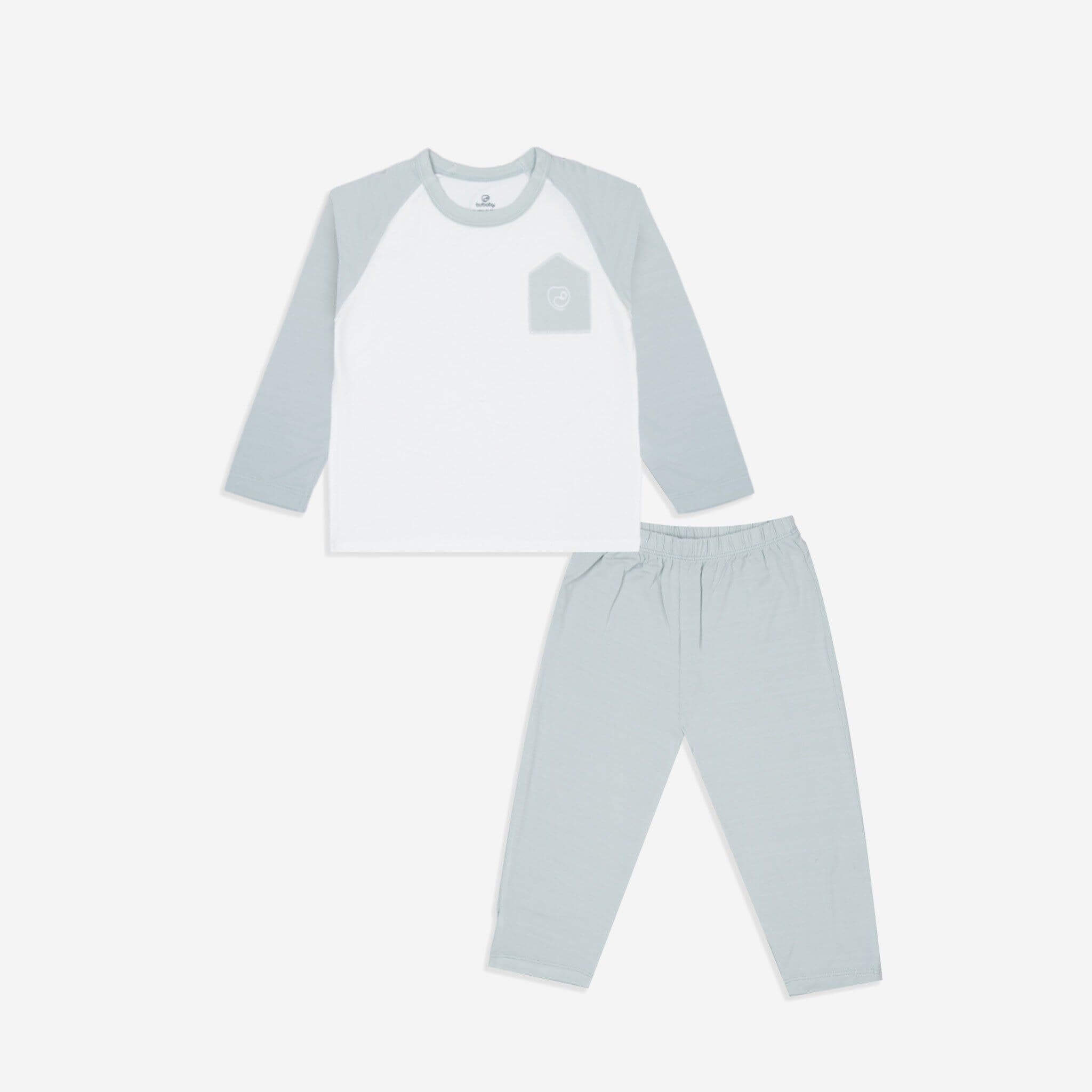 Bu Baby - BBB1104TN.03Y35A | Bộ dài tay cổ tròn Túi ngực Bambus — ảnh 4