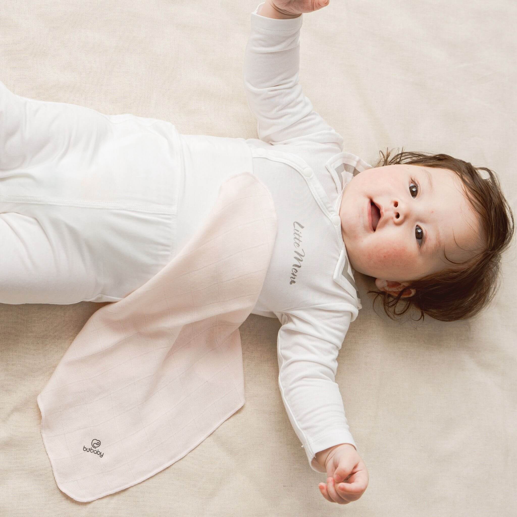 Bu Baby - AMU104806.FREA01 | Khăn sữa Muslin pack 6 | Free size - Blue — ảnh 3
