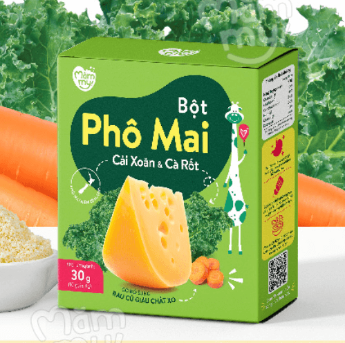 Bột phô mai kem tách muối 6M+ Măm my (10 gói x3g) — ảnh 2