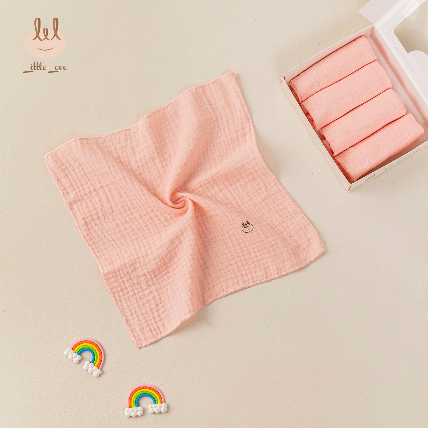 Khăn xô sữa Muslin Little Love — ảnh 4