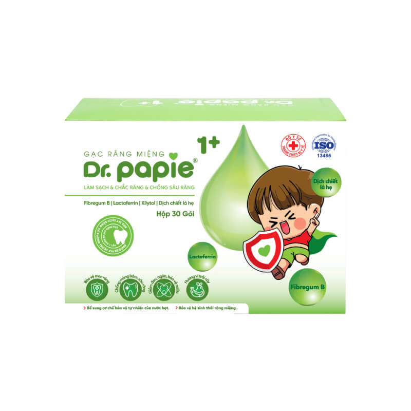 Gạc vệ sinh răng miệng Dr papie — ảnh 3