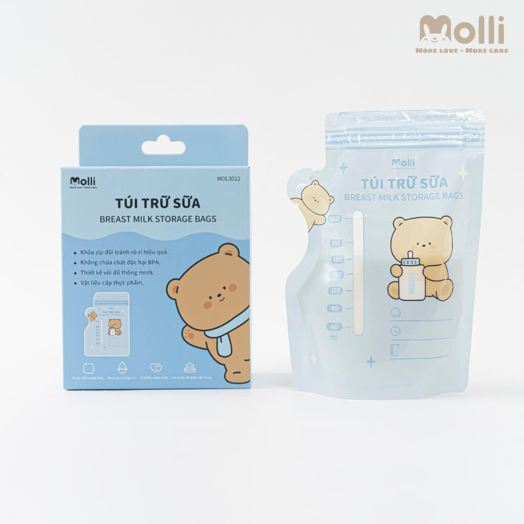 Túi trữ sữa Molli (30 túi)