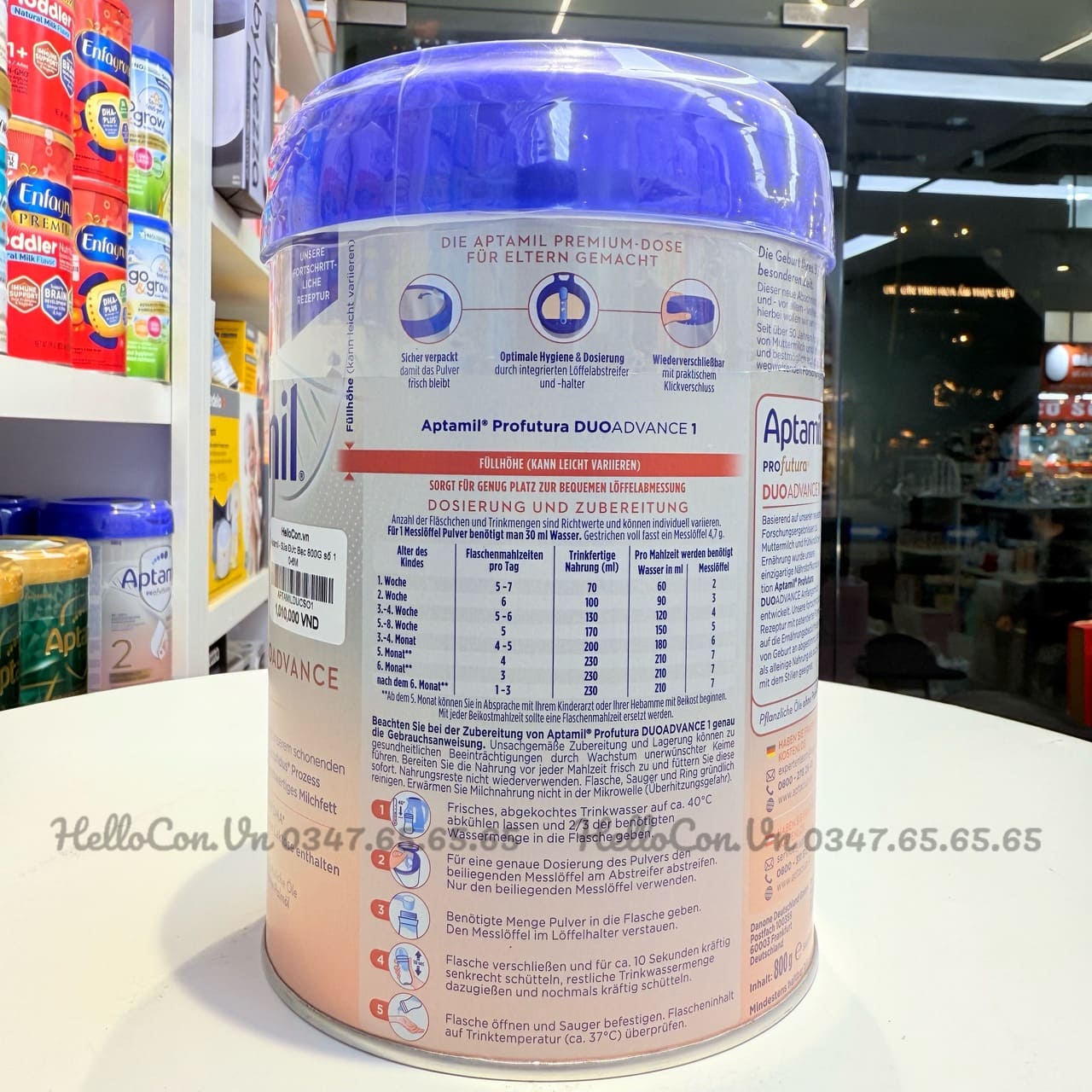 Sữa Aptamil Profutura Đức Bạc Pre,1,2 (Date 2023 Mẫu Mới) 800G — ảnh 2