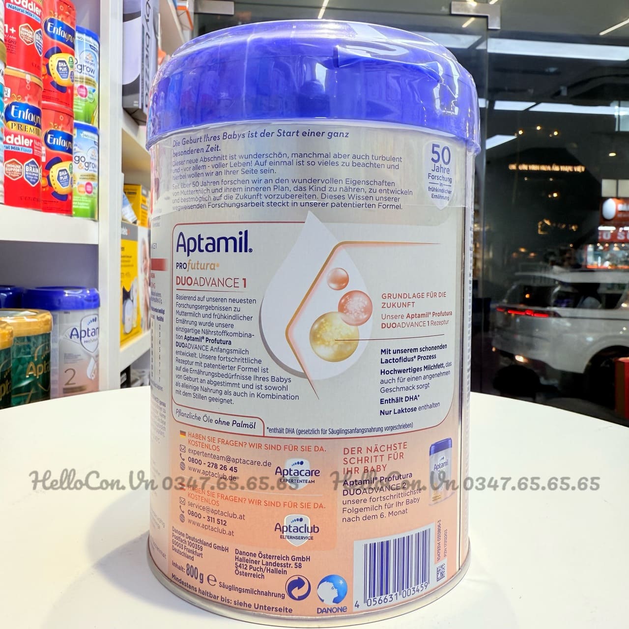 Sữa Aptamil Profutura Đức Bạc Pre,1,2 (Date 2023 Mẫu Mới) 800G — ảnh 3