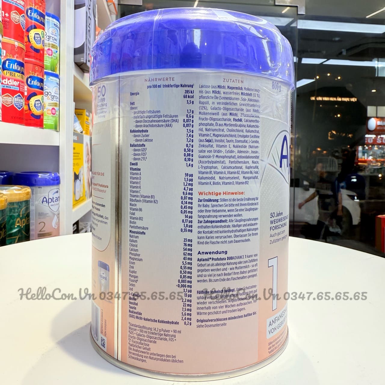 Sữa Aptamil Profutura Đức Bạc Pre,1,2 (Date 2023 Mẫu Mới) 800G — ảnh 4