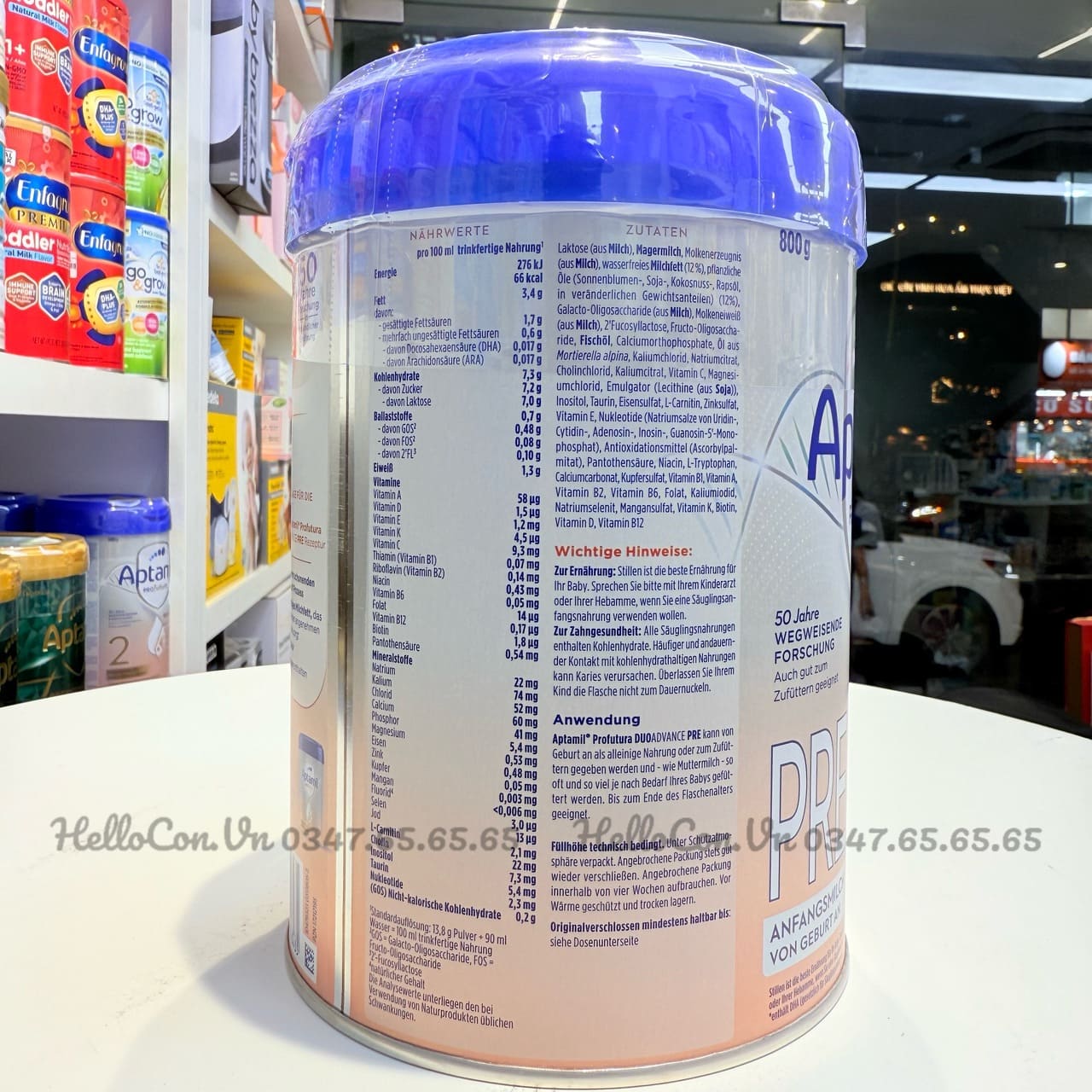Sữa Aptamil Profutura Đức Bạc Pre,1,2 (Date 2023 Mẫu Mới) 800G — ảnh 7