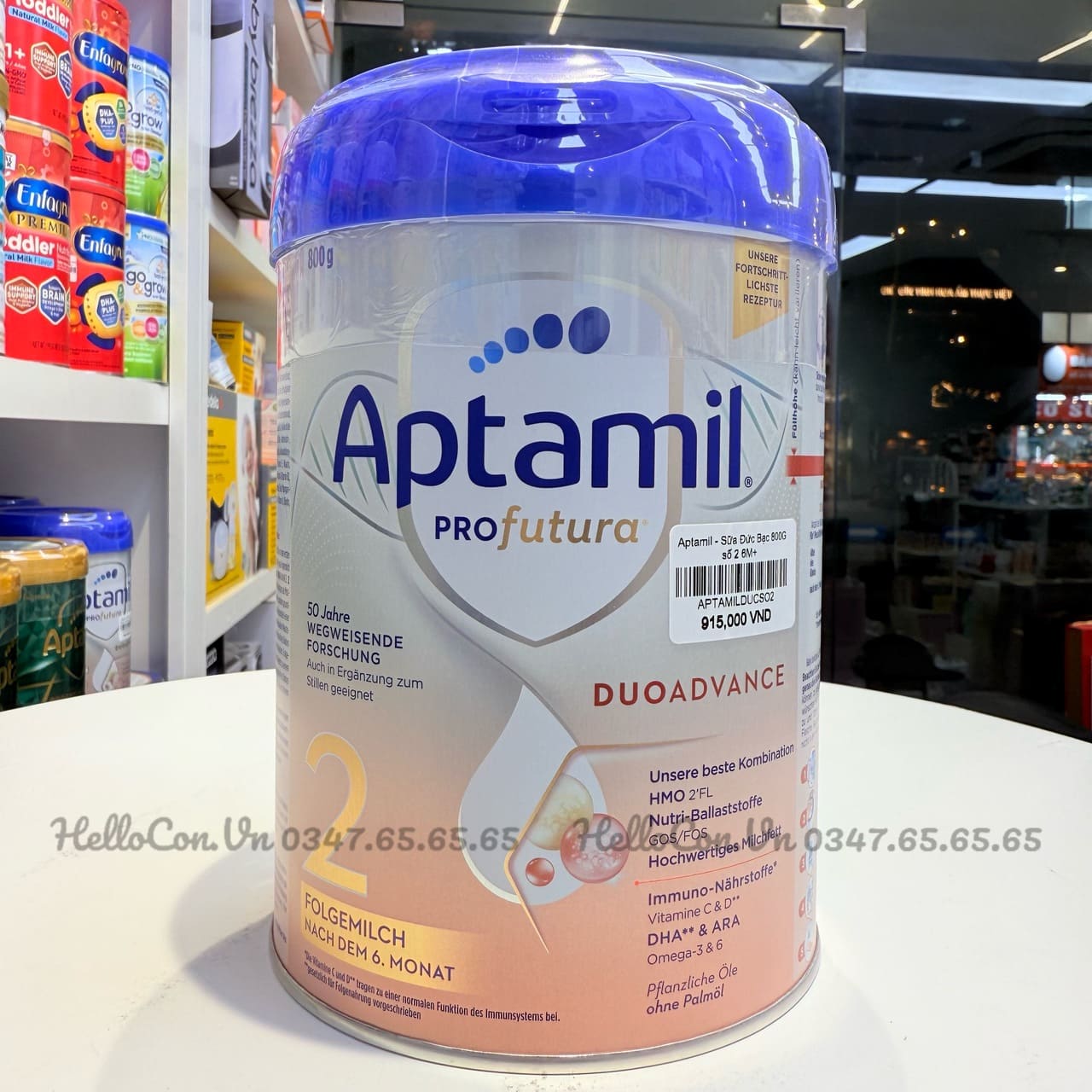 Sữa Aptamil Profutura Đức Bạc Pre,1,2 (Date 2023 Mẫu Mới) 800G — ảnh 8