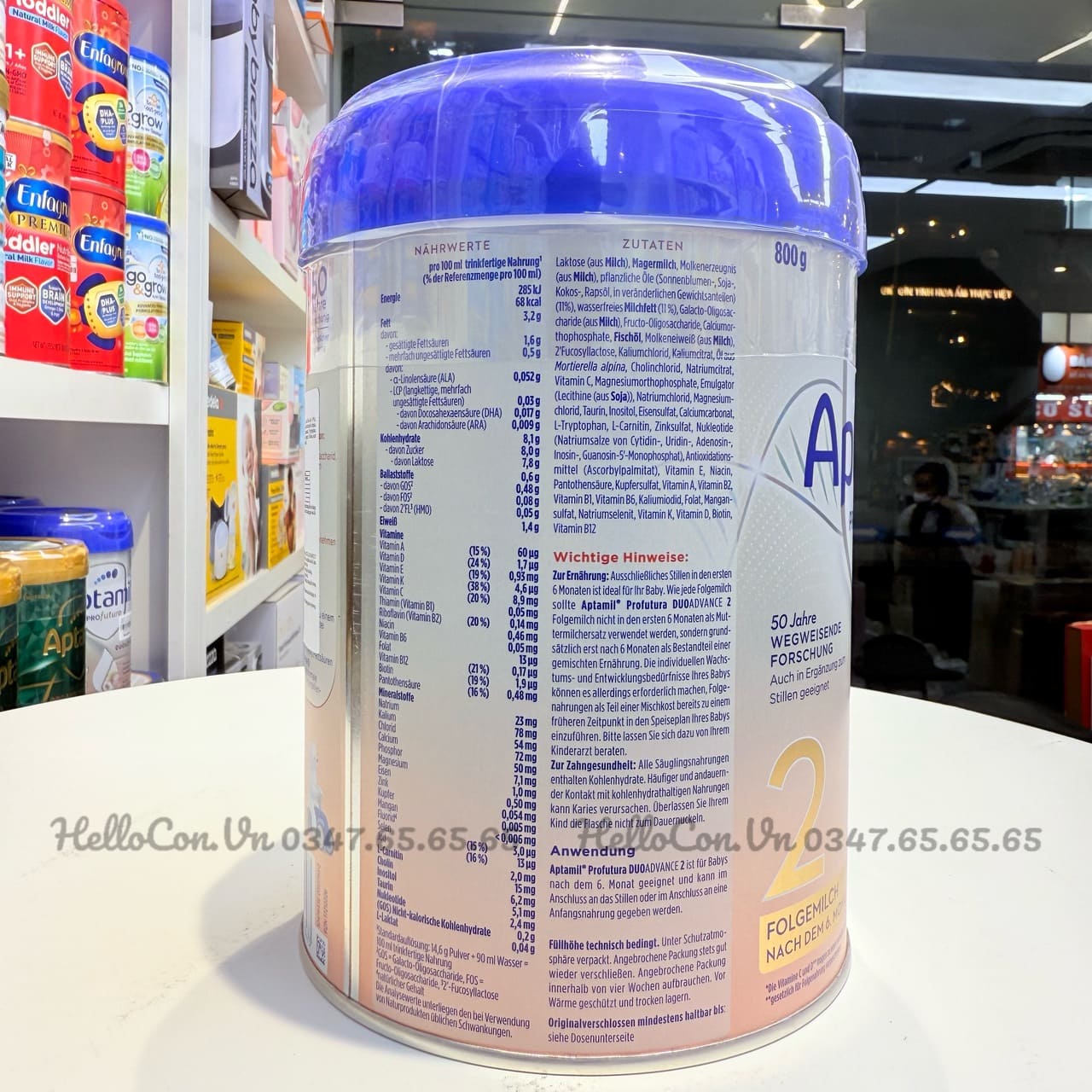 Sữa Aptamil Profutura Đức Bạc Pre,1,2 (Date 2023 Mẫu Mới) 800G — ảnh 10