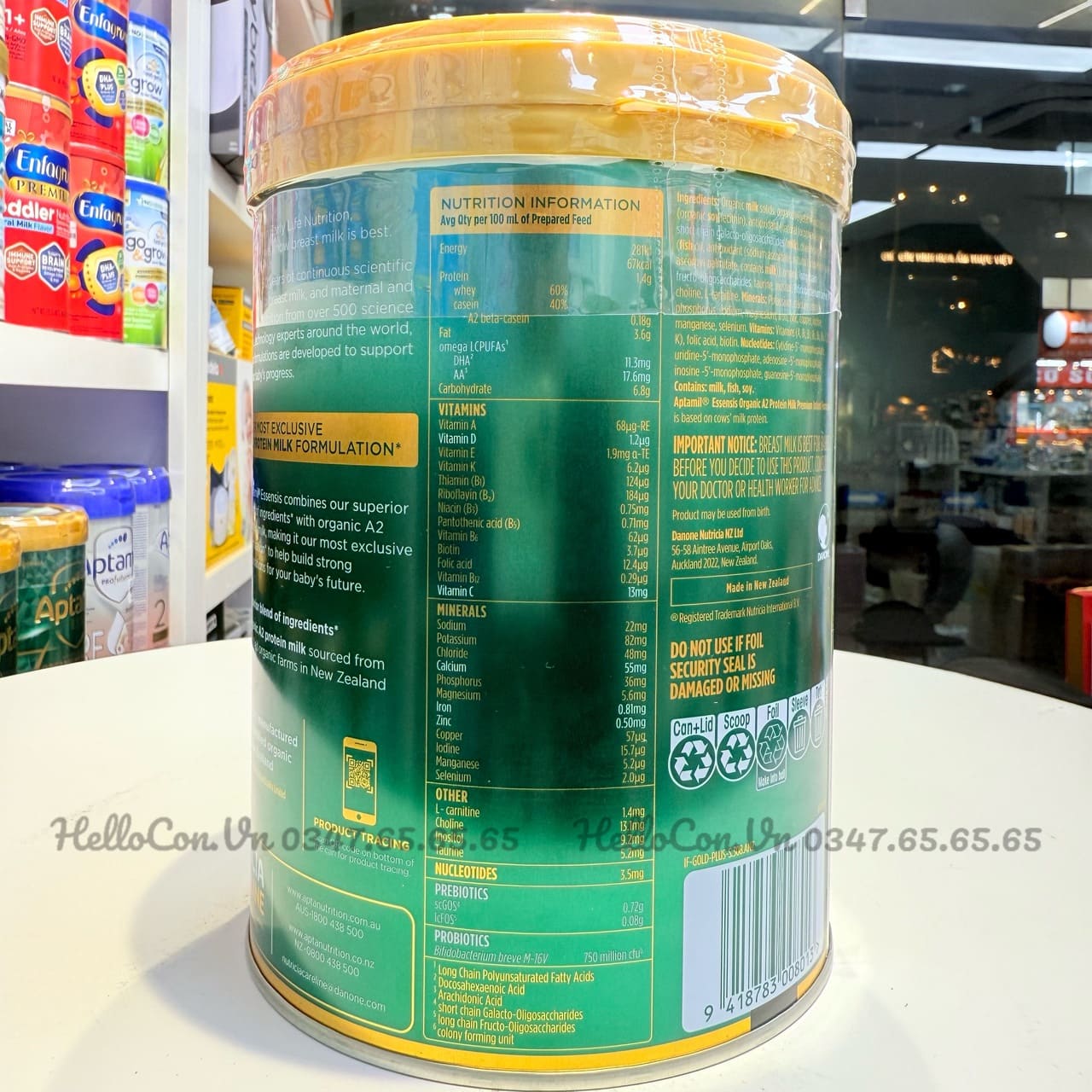Sữa bột Aptamil Úc Essensis 900g (số 1, số 2, số 3, số 4) — ảnh 3