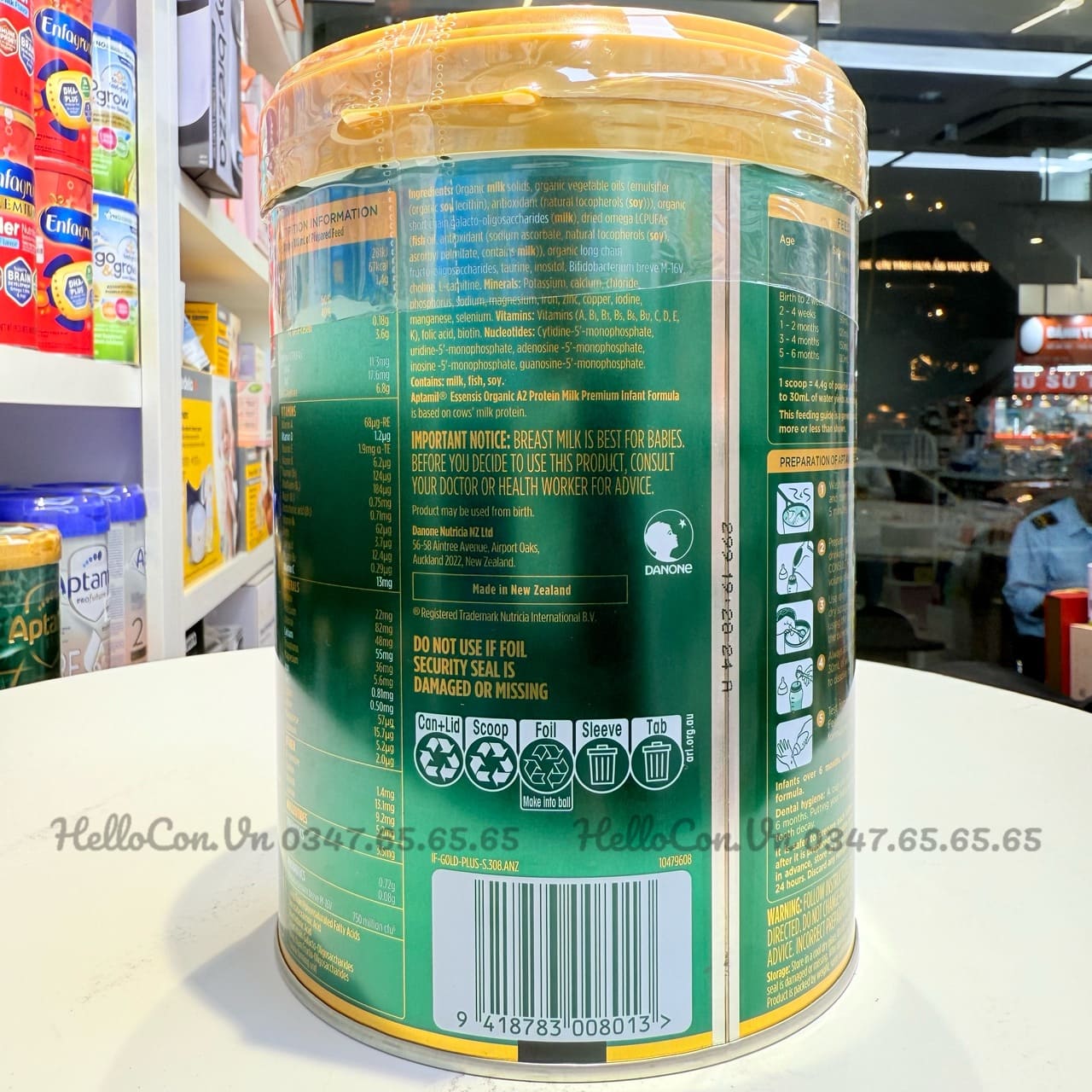 Sữa bột Aptamil Úc Essensis 900g (số 1, số 2, số 3, số 4) — ảnh 4