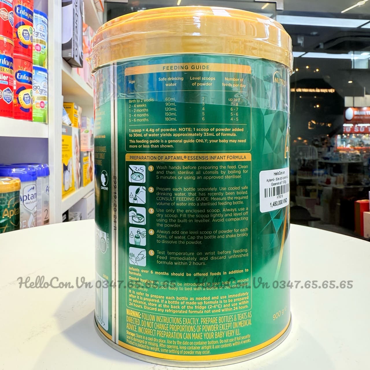 Sữa bột Aptamil Úc Essensis 900g (số 1, số 2, số 3, số 4) — ảnh 5