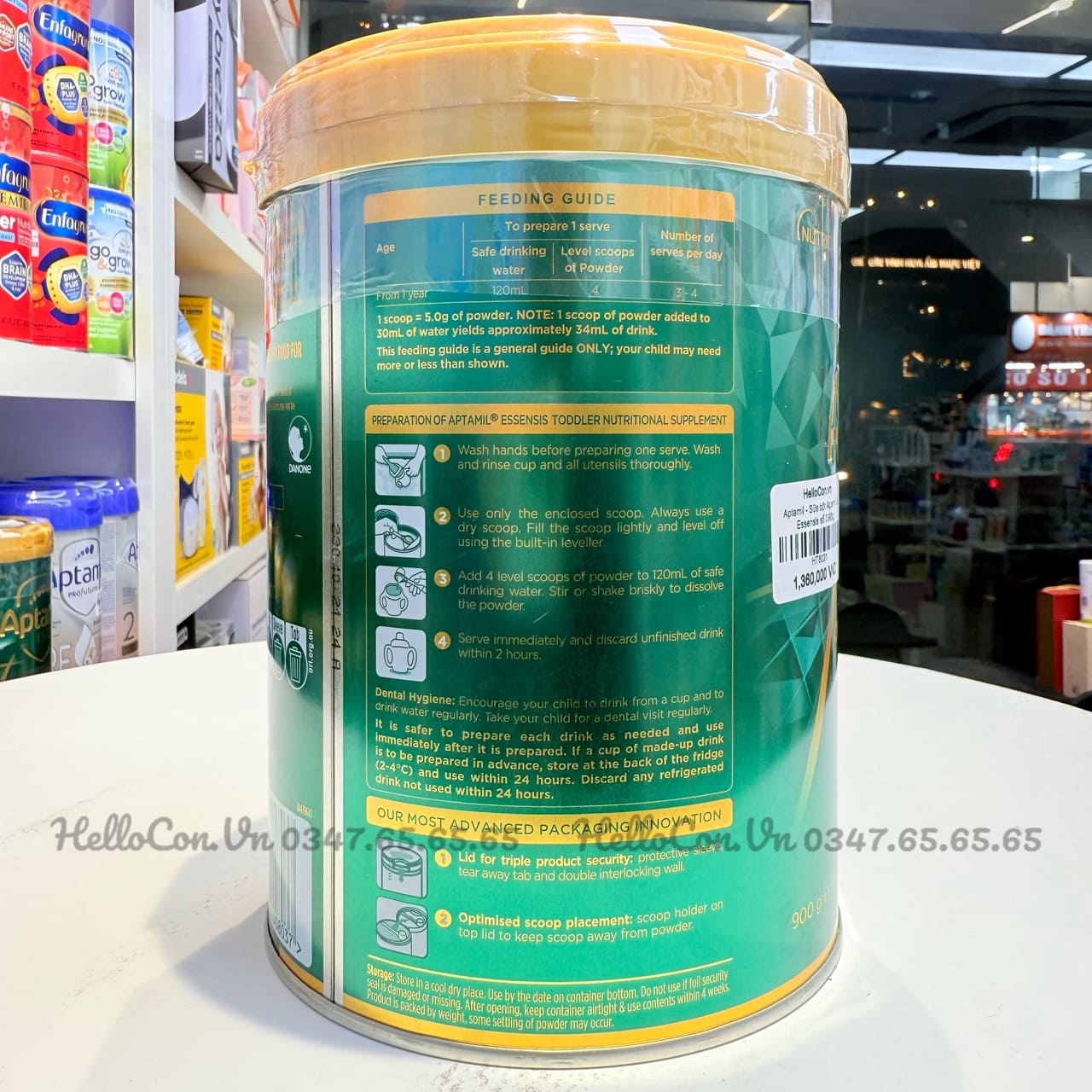 Sữa bột Aptamil Úc Essensis 900g (số 1, số 2, số 3, số 4) — ảnh 10