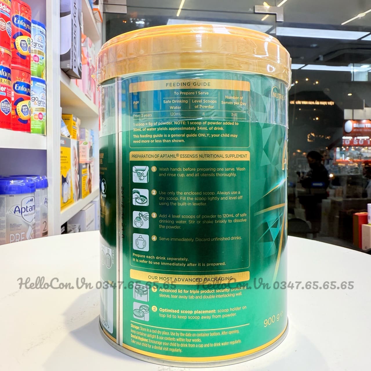 Sữa bột Aptamil Úc Essensis 900g (số 1, số 2, số 3, số 4) — ảnh 14
