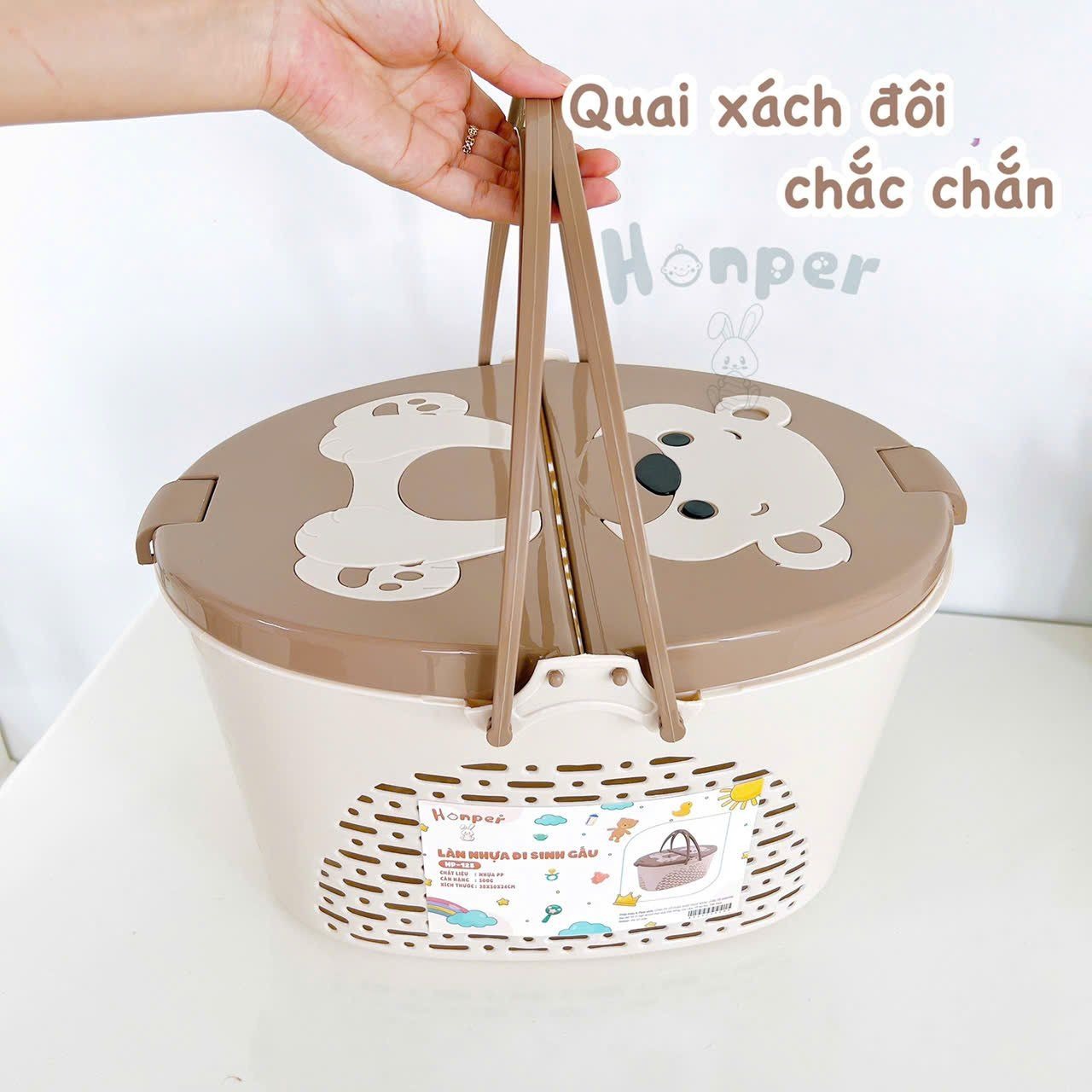 Làn nhựa đi sinh gấu Honper HP125 — ảnh 2