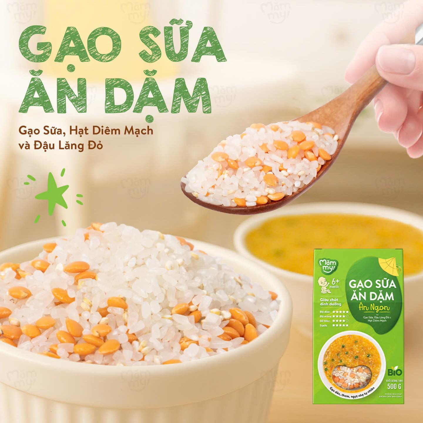 Gạo sữa Măm my 500g 6M+ — ảnh 3