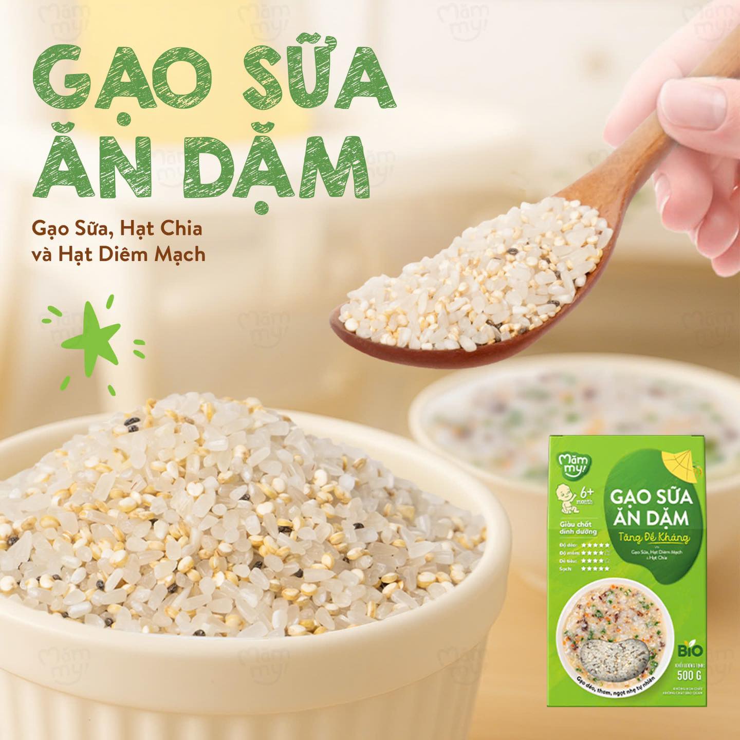 Gạo sữa Măm my 500g 6M+ — ảnh 4